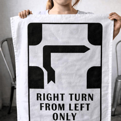 TEA TOWEL - MELBOURNE HOOK TURN