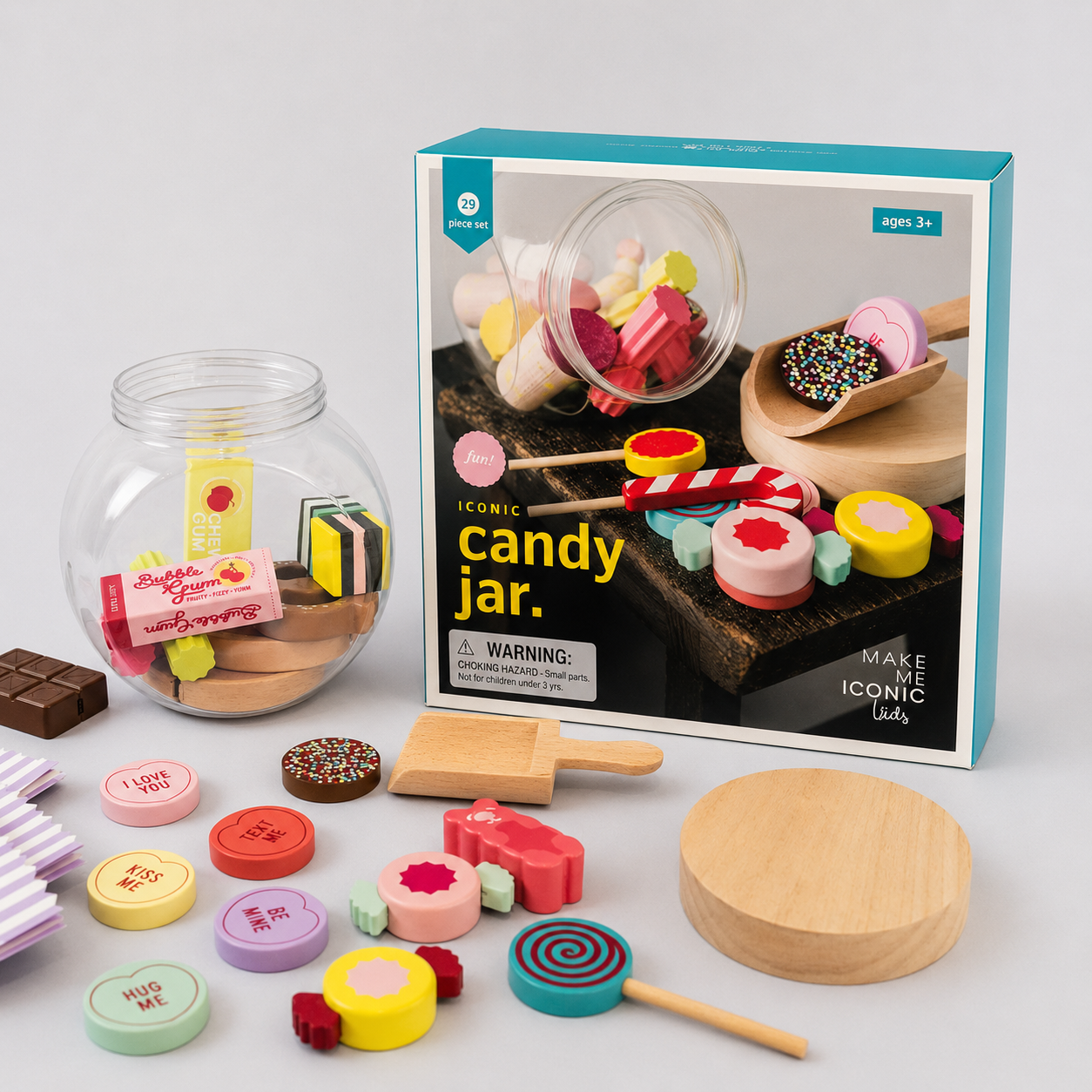 WOODEN TOY - CANDY JAR