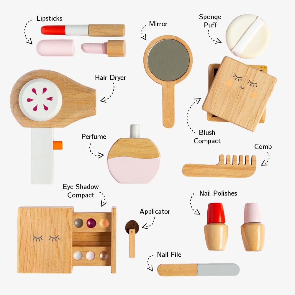 WOODEN TOY -  BEAUTY KIT
