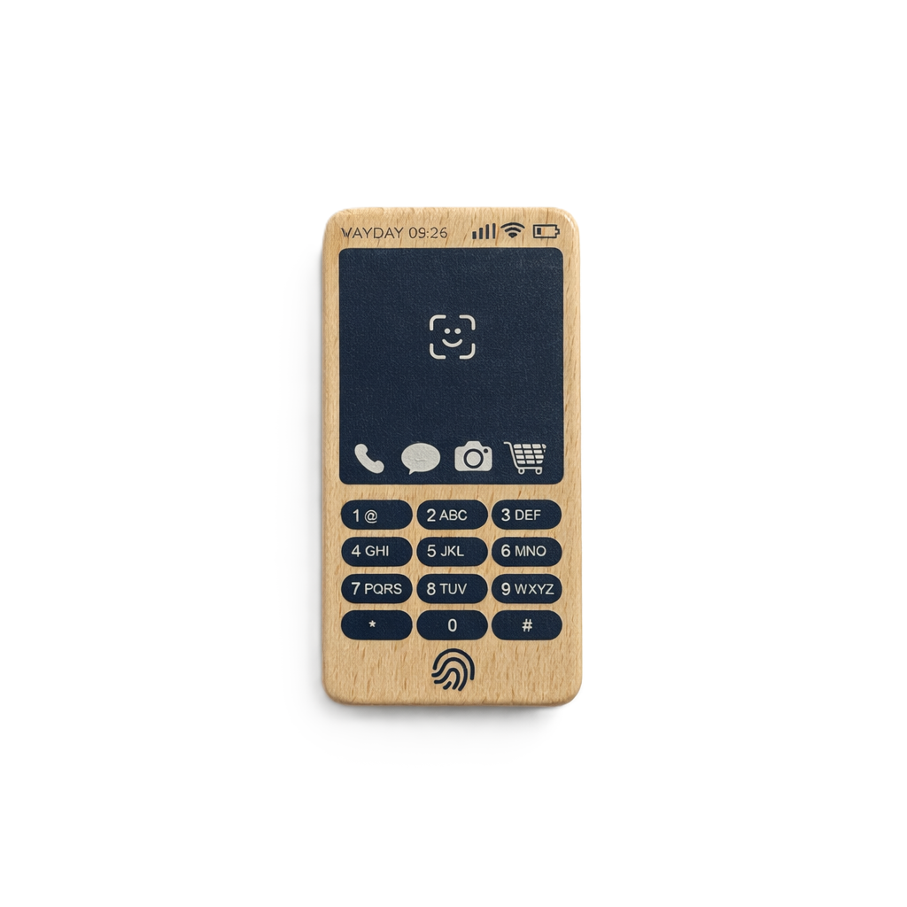 WOODEN TOY -  LOOSE CHANGE PHONE